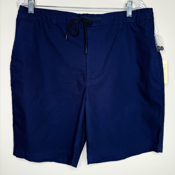 NWT Walker Hayes Shorts For JC Penney Navy Blue Cotton Size Large - Picture 1 of 7